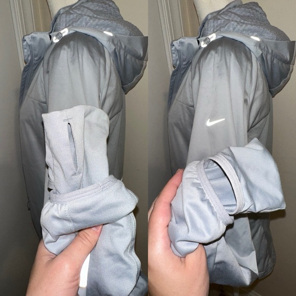 Bundle of 2 Women’s Jackets, Nike & Adidas, Gray, Size Medium - Picture 5 of 12